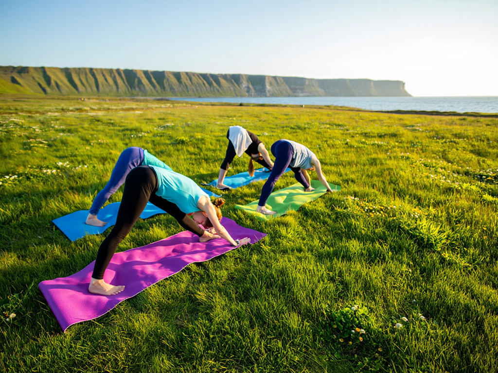 Kustlandskap på Gotland för vårretreat